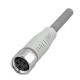 BCC S314-0000-10-003-VX44T2-050 M8x1-Bus, Recht, 5mtr. 4-polig, A-Gecodeerd