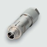 STGK8-M12(C) 8pol. X-kod. Cat.6A Confectioneerbaar Male M12 Ethernet Profinet
