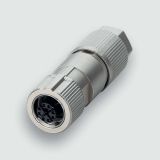 KUGK8-M12(C) 8pol. X-cod. IDC-connectie Female M12 Ether-/Profinet Cat.6A