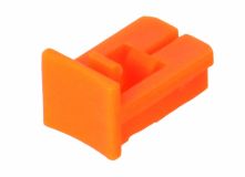S9-OP dodemansknop alleen indrukken oranje [VE=10stuks]