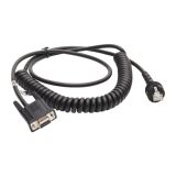 PowerScan 9600 RS232 kabel 9 polig (spiraal - 2,4m) IP67